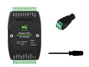 Modbus RTU DC Monitor 4CH, RS485 Voltage Current Power Meter, 16-bit High Precision, 36V & 8A Bidirectional Current, 7-36V Supply, DIN Rail Mount, Isolation/TVS/Fuse Modbus RTU DC Monitor 4CH, RS485 Voltage Current Power Meter, 16-bit High Precision, 36V & 8A Bidirectional Current, 7-36V Supply, DIN Rail Mount, Isolation/TVS/Fuse