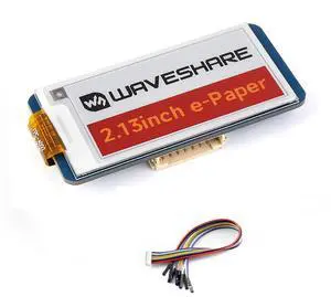 2.13 Inch e-Paper Display HAT G, E-Ink Screen 250x122 Red/Yellow/Black/White, SPI Interface, Compatible with Raspberry Pi Arduino STM32, Low Power E-Ink Module for Labels & Tags 2.13 Inch e-Paper Display HAT G, E-Ink Screen 250x122 Red/Yellow/Black/White, SPI Interface, Compatible with Raspberry Pi Arduino STM32, Low Power E-Ink Module for Labels & Tags