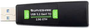 USB to 2.5G Ethernet Port Converter Fits Raspberry Pi 5/Jetson Nano/PC No Need Driver, Windows/MacOS/Linux/Android Multi-System Support, 2.5G USB ETH Adapter USB to 2.5G Ethernet Port Converter Fits Raspberry Pi 5/Jetson Nano/PC No Need Driver, Windows/MacOS/Linux/Android Multi-System Support, 2.5G USB ETH Adapter