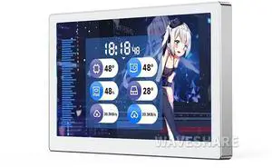 5 Inch USB Monitor Desktop Ambient Screen IPS Panel PC Case Secondary Screen 800×480 Type-C Interface with Music Spectrum Analysis Function (Silver) 5 Inch USB Monitor Desktop Ambient Screen IPS Panel PC Case Secondary Screen 800×480 Type-C Interface with Music Spectrum Analysis Function (Silver)