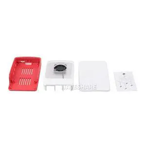 Official for Raspberry Pi Case Fits Raspberry Pi 5 with Built-in Cooling Fan Red/White Color Precise Openings for Connecting Official for Raspberry Pi Case Fits Raspberry Pi 5 with Built-in Cooling Fan Red/White Color Precise Openings for Connecting