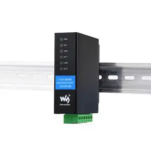 Industrial 2-Ch RS485 to RJ45 Ethernet Serial Server Dual ETH Ports Dual Channels RS485 Independent Operation Bi-Directional Transparent Transmission Industrial 2-Ch RS485 to RJ45 Ethernet Serial Server Dual ETH Ports Dual Channels RS485 Independent Operation Bi-Directional Transparent Transmission
