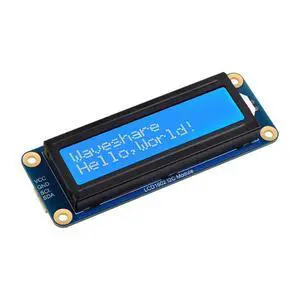 LCD1602 Display Module for Raspberry Pi 4B+ 4B 3B+ 3B 2B+ Zero W WH Pico Jetson Nano ESP32 Ardui...I2C Display Module 3.3V/5V 16x2 Characters White Color Blue Background LCD1602 Display Module for Raspberry Pi 4B+ 4B 3B+ 3B 2B+ Zero W WH Pico Jetson Nano ESP32 Ardui...I2C Display Module 3.3V/5V 16x2 Characters White Color Blue Background