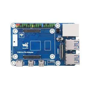 CM4 to Pi 4B Adapter for Raspberry Pi, Use CM4 to Reproduce The Original Appearance of The Pi 4B, Alternative Solution CM4 to Pi 4B Adapter for Raspberry Pi, Use CM4 to Reproduce The Original Appearance of The Pi 4B, Alternative Solution