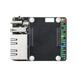 Mini Dual Gigabit Ethernet Base Board for Raspberry Pi Compute Module 4 (CM4 not Include), RJ45 Connector, 40PIN GPIO Header Mini Dual Gigabit Ethernet Base Board for Raspberry Pi Compute Module 4 (CM4 not Include), RJ45 Connector, 40PIN GPIO Header
