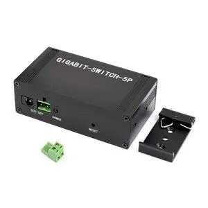 Industrial Grade 5P Gigabit Ethernet Switch, 5X 10/100/1000M Ethernet Ports, Support DIN Rail Mount, IEEE 802.3X-Compliant Industrial Grade 5P Gigabit Ethernet Switch, 5X 10/100/1000M Ethernet Ports, Support DIN Rail Mount, IEEE 802.3X-Compliant