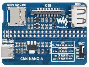 Nano Base Board (A) for Raspberry Pi Compute Module 4 Lite/eMMC, 40PIN GPIO Interface, Same Size As CM4 Nano Base Board (A) for Raspberry Pi Compute Module 4 Lite/eMMC, 40PIN GPIO Interface, Same Size As CM4