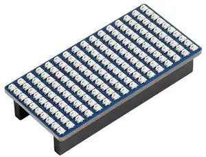 RGB Full-Color LED Matrix Module Panel for Raspberry Pi Pico Series, Adjustable 256 Level Brightness, 16×10 RGB LEDs RGB Full-Color LED Matrix Module Panel for Raspberry Pi Pico Series, Adjustable 256 Level Brightness, 16×10 RGB LEDs