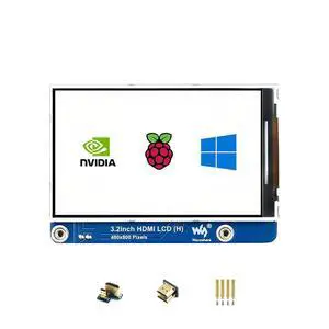 3.2inch HDMI IPS LCD Display (H) Fits Raspberry Pi/Jetson Nano/PC, 480×800, No Touch Screen, Adjustable Brightness 3.2inch HDMI IPS LCD Display (H) Fits Raspberry Pi/Jetson Nano/PC, 480×800, No Touch Screen, Adjustable Brightness