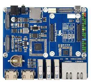 Dual Gigabit Ethernet Base Board Designed for All Variants of Raspberry Pi Compute Module 4,Suitable for Evaluating The CM4 Dual Gigabit Ethernet Base Board Designed for All Variants of Raspberry Pi Compute Module 4,Suitable for Evaluating The CM4