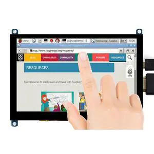 5inch Capacitive Touch Screen LCD (H) Slimmed-Down Version for Raspberry Pi & PC, 800×480, HDMI, Toughened Glass Panel, Low Power Consumption 5inch Capacitive Touch Screen LCD (H) Slimmed-Down Version for Raspberry Pi & PC, 800×480, HDMI, Toughened Glass Panel, Low Power Consumption