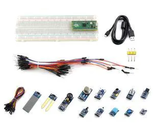 for Raspberry Pi Pico Flexible Microcontroller Board Based Pi RP2040 Chip Featured Dual-core ARM Cortex M0 with Sensors Module Pack for Raspberry Pi Pico Flexible Microcontroller Board Based Pi RP2040 Chip Featured Dual-core ARM Cortex M0 with Sensors Module Pack