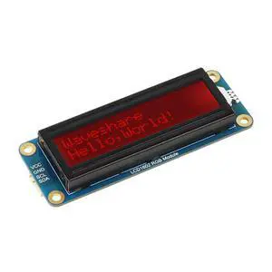 LCD1602 RGB Module Fits Raspberry Pi/Pi Pico, 16x2 Characters LCD, RGB Backlight, 3.3V/5V Compatible, I2C Bus LCD1602 RGB Module Fits Raspberry Pi/Pi Pico, 16x2 Characters LCD, RGB Backlight, 3.3V/5V Compatible, I2C Bus