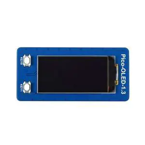 1.3inch OLED Display Module HAT for Raspberry Pi Pico Series, Embedded SH1107 Driver,64×128 Pixels, Using SPI/I2C Bus Fast Data Rate 1.3inch OLED Display Module HAT for Raspberry Pi Pico Series, Embedded SH1107 Driver,64×128 Pixels, Using SPI/I2C Bus Fast Data Rate