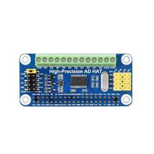 High-Precision AD HAT Fits Raspberry Pi Series & Jetson Nano, ADS1263 10-Ch 32-Bit ADC High-Precision AD HAT Fits Raspberry Pi Series & Jetson Nano, ADS1263 10-Ch 32-Bit ADC