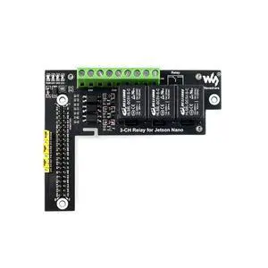 Quality 3-Ch(Channel) Relay Expansion Board Designed for Jetson Nano, Optocoupler Isolation Directly Pluggable Up to 2X Stackable Quality 3-Ch(Channel) Relay Expansion Board Designed for Jetson Nano, Optocoupler Isolation Directly Pluggable Up to 2X Stackable
