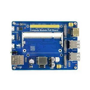 Compute Module IO Board with PoE Feature Composite Breakout Board for Developing with Pi CM3 / CM3L / CM3+ / CM3+L with GPIO Header for Sorts of Raspberry Pi Hats Compute Module IO Board with PoE Feature Composite Breakout Board for Developing with Pi CM3 / CM3L / CM3+ / CM3+L with GPIO Header for Sorts of Raspberry Pi Hats