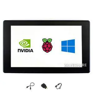 7inch HDMI LCD (H) (with case) 1024x600 Monitor IPS Capacitive Touch Screen Display with Toughened Glass Cover Supports Raspberry Pi/Jetson Nano/PC/Game Console 7inch HDMI LCD (H) (with case) 1024x600 Monitor IPS Capacitive Touch Screen Display with Toughened Glass Cover Supports Raspberry Pi/Jetson Nano/PC/Game Console