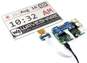 Tri-color 7.5inch E-Paper Display HAT Module 800480 E-ink Electronic Paper Screen Red/Black/White Dual-Color for Raspberry Pi/STM32/Jetson Nano SPI Interface Tri-color 7.5inch E-Paper Display HAT Module 800480 E-ink Electronic Paper Screen Red/Black/White Dual-Color for Raspberry Pi/STM32/Jetson Nano SPI Interface