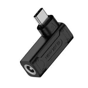 USB C Male to DC 5.5x2.1mm Female PD 140W 5V/9V/20V 90 Degree Angled Charge Converter Adapter with PD Emulator USB C Male to DC 5.5x2.1mm Female PD 140W 5V/9V/20V 90 Degree Angled Charge Converter Adapter with PD Emulator