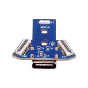 PS4 USB C DIY Connector for DualShock JDS-040/055 Micro USB 5Pin to USB C Female Socket Port Repair Replacement Solder Adapter PS4 USB C DIY Connector for DualShock JDS-040/055 Micro USB 5Pin to USB C Female Socket Port Repair Replacement Solder Adapter
