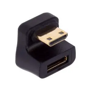 Mini HDMI Male to Mini HDMI Female 8K@60Hz 4K@120Hz 180 Degree Down Angled Extension Adapter Converter Connector Mini HDMI Male to Mini HDMI Female 8K@60Hz 4K@120Hz 180 Degree Down Angled Extension Adapter Converter Connector