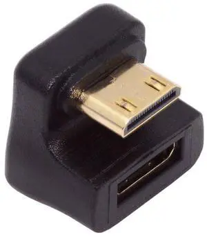 Mini HDMI Male to Mini HDMI Female 8K@60Hz 4K@120Hz 180 Degree UP Angled Extension Adapter Converter Connector Mini HDMI Male to Mini HDMI Female 8K@60Hz 4K@120Hz 180 Degree UP Angled Extension Adapter Converter Connector