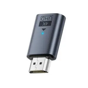 HDMI Virtual Display Adapter HDMI 1.4 Monitor Dummy Plug Headless Ghost Display Emulator Support EDID 3840x2160 4K@60hz with Indicator Light Blue HDMI Virtual Display Adapter HDMI 1.4 Monitor Dummy Plug Headless Ghost Display Emulator Support EDID 3840x2160 4K@60hz with Indicator Light Blue