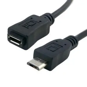 Micro USB 2.0 Extension Cable,Micro USB 5Pin Male to Female Data Charging Extension Cable for Dash Cam/GPS/Camera 4.92FT/1.5M Micro USB 2.0 Extension Cable,Micro USB 5Pin Male to Female Data Charging Extension Cable for Dash Cam/GPS/Camera 4.92FT/1.5M