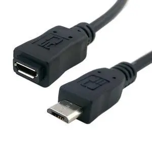 Micro USB 2.0 Extension Cable,Micro USB 5Pin Male to Female Data Charging Extension Cable for Dash Cam/GPS/Camera 1.64FT Micro USB 2.0 Extension Cable,Micro USB 5Pin Male to Female Data Charging Extension Cable for Dash Cam/GPS/Camera 1.64FT