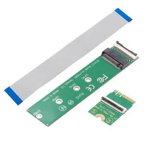 M.2(A+E Key) 2230MM to NVME M-Key Extension Card Adapter for Motherboard NVME SSD Hard Drive Port Extension 2230/2242/2260/2280MM with 15cm Flat Cable M.2(A+E Key) 2230MM to NVME M-Key Extension Card Adapter for Motherboard NVME SSD Hard Drive Port Extension 2230/2242/2260/2280MM with 15cm Flat Cable