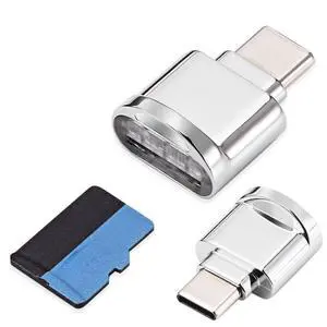 CY 2pcs USB Type C USB-C to Micro SD SDXC TF Card Reader Adapter for Laptop Cell Phone (2pcs/Set) CY 2pcs USB Type C USB-C to Micro SD SDXC TF Card Reader Adapter for Laptop Cell Phone (2pcs/Set)
