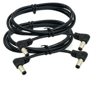 2 Pack DC 12V 2A 5.5x2.1/2.5mm Male to 5.5x2.1/2.5mm Male Power Plug Barrel Connector Charge Cable 24AWG 0.6M 2 Pack DC 12V 2A 5.5x2.1/2.5mm Male to 5.5x2.1/2.5mm Male Power Plug Barrel Connector Charge Cable 24AWG 0.6M