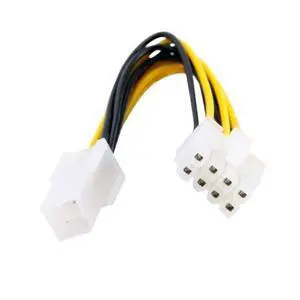 4-Pin to 8-Pin EPS 12 V ATX Motherboard Power Supply Converter Cable Adapter 4-Pin to 8-Pin EPS 12 V ATX Motherboard Power Supply Converter Cable Adapter