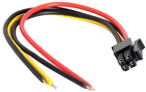 ATX Molex Micro Fit Pitch 3.0mm 4Pin Male to Open Wire Adapter Cable 15cm 20AWG UL1007 ATX Molex Micro Fit Pitch 3.0mm 4Pin Male to Open Wire Adapter Cable 15cm 20AWG UL1007