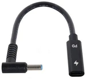 CY USB C to DC 20V 4.5 * 3.0mm PD 65W Charge Cable for HP Laptop CY USB C to DC 20V 4.5 * 3.0mm PD 65W Charge Cable for HP Laptop