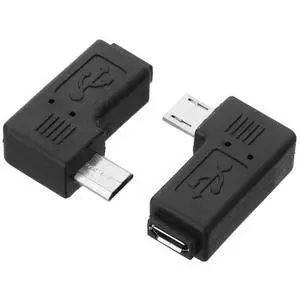 2 Pack Micro USB Male to Female 90 Degree Left Right Angled Extension Connector Adapter 2 Pack Micro USB Male to Female 90 Degree Left Right Angled Extension Connector Adapter