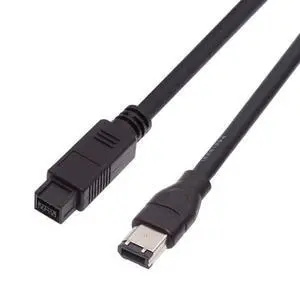 70.87 Inch FireWire Cable,IEEE 1394a 6Pin to 9Pin IEEE 1394b Firewire 400 to 800 Cable for Data Transmission Video Capture Card 70.87 Inch FireWire Cable,IEEE 1394a 6Pin to 9Pin IEEE 1394b Firewire 400 to 800 Cable for Data Transmission Video Capture Card