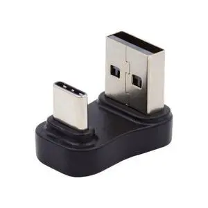 USB 3.0/3.1 Connector USB C to USB 3.0 Data 10Gbps Charge Adapter 180 Degree U Shape Down Angled USB 3.0/3.1 Connector USB C to USB 3.0 Data 10Gbps Charge Adapter 180 Degree U Shape Down Angled