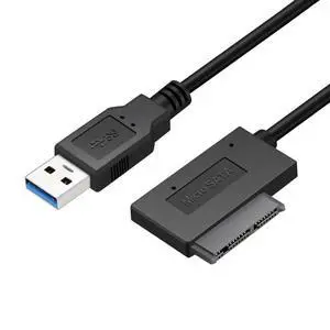 Micro SATA 16Pin to USB 3.0 Adapter Cable for 1.8 inch Hard Drive HDD/SSD Data Transfer External Hard Drive Converter 10cm Micro SATA 16Pin to USB 3.0 Adapter Cable for 1.8 inch Hard Drive HDD/SSD Data Transfer External Hard Drive Converter 10cm