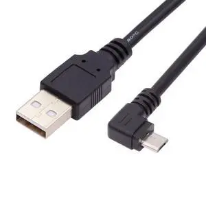 USB to Micro USB Cable,USB 2.0 Male to Micro USB 5Pin Male Charge Data Transfer 90 Degree Right Angled Extension Cable 0.32FT/0.1M USB to Micro USB Cable,USB 2.0 Male to Micro USB 5Pin Male Charge Data Transfer 90 Degree Right Angled Extension Cable 0.32FT/0.1M