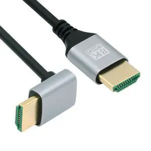 HDMI 2.1 Cable HDMI Type A Male to Male 8K 4K HDTV 90 Degree Down Angled Extension Cable 0.5M HDMI 2.1 Cable HDMI Type A Male to Male 8K 4K HDTV 90 Degree Down Angled Extension Cable 0.5M