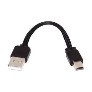 USB 2.0 Short Flat Cable, USB 2.0 Type A Male to Mini USB Male 4 Wires 5V 2A Charge Data Extension Silicone Cable 4 Wires 30AWG 13cm USB 2.0 Short Flat Cable, USB 2.0 Type A Male to Mini USB Male 4 Wires 5V 2A Charge Data Extension Silicone Cable 4 Wires 30AWG 13cm
