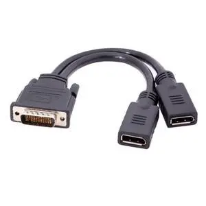 DMS-59Pin 1 to 2 Displayport Splitter Extension Cable for PC Graphics Card DMS-59Pin 1 to 2 Displayport Splitter Extension Cable for PC Graphics Card