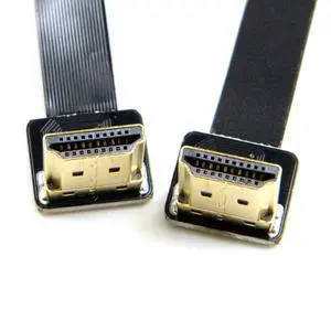 FPV Dual 90 Degree UP Angled HDMI Male to Male HDTV FPC Flat Extension Cable for Multicopter Aerial Photography 50cm FPV Dual 90 Degree UP Angled HDMI Male to Male HDTV FPC Flat Extension Cable for Multicopter Aerial Photography 50cm
