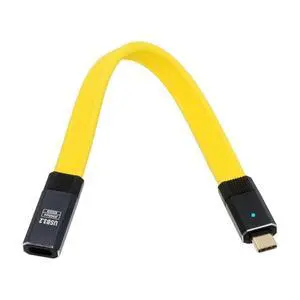 USB C Flat Extension Cable,USB 3.2 Type C Male to Female Extension Cable Support 20Gbps Data Transfer PD 100W Fast Charging and 8K@60Hz Video 2.62FT/0.8M USB C Flat Extension Cable,USB 3.2 Type C Male to Female Extension Cable Support 20Gbps Data Transfer PD 100W Fast Charging and 8K@60Hz Video 2.62FT/0.8M