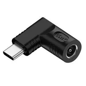 USB C to DC 5.5x2.1mm Power Plug Charge Adapter for Laptop Phone 90 Degree Angled Connector USB C to DC 5.5x2.1mm Power Plug Charge Adapter for Laptop Phone 90 Degree Angled Connector