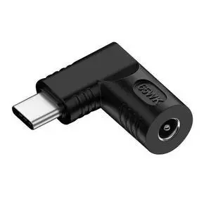 USB C 65W Connector,DC Jack 4.0x1.7mm Input to USB Type C 90 Degree Angled Power Plug Charge Adapter for Laptop Phone USB C 65W Connector,DC Jack 4.0x1.7mm Input to USB Type C 90 Degree Angled Power Plug Charge Adapter for Laptop Phone