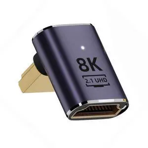 CY HDMI 2.1 Converter Adapter,HDMI Male to Female 90 Degree UP Angled Low Profile UHD Extension Converter Adapter CY HDMI 2.1 Converter Adapter,HDMI Male to Female 90 Degree UP Angled Low Profile UHD Extension Converter Adapter
