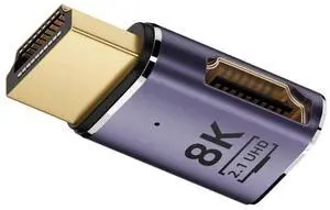 CY HDMI 2.1 Converter Adapter,HDMI Male to Female Straight Right Side UHD Extension Converter Adapter Support 8K 60hz HDTV CY HDMI 2.1 Converter Adapter,HDMI Male to Female Straight Right Side UHD Extension Converter Adapter Support 8K 60hz HDTV